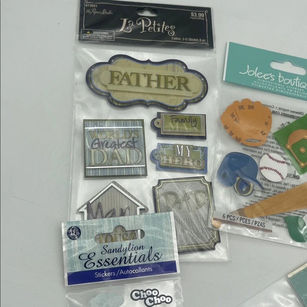Children’s Assorted Scrapbooking Supplies Embellishments Stickers New